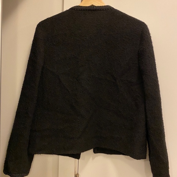 Maje back tweed jacket in size 40 - Picture 2 of 4